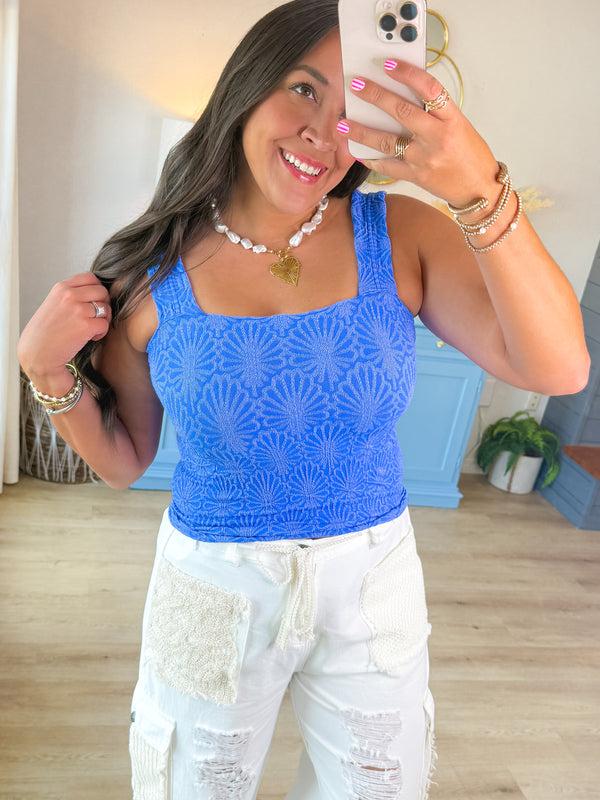 Fable Thread Tank- Royal Blue