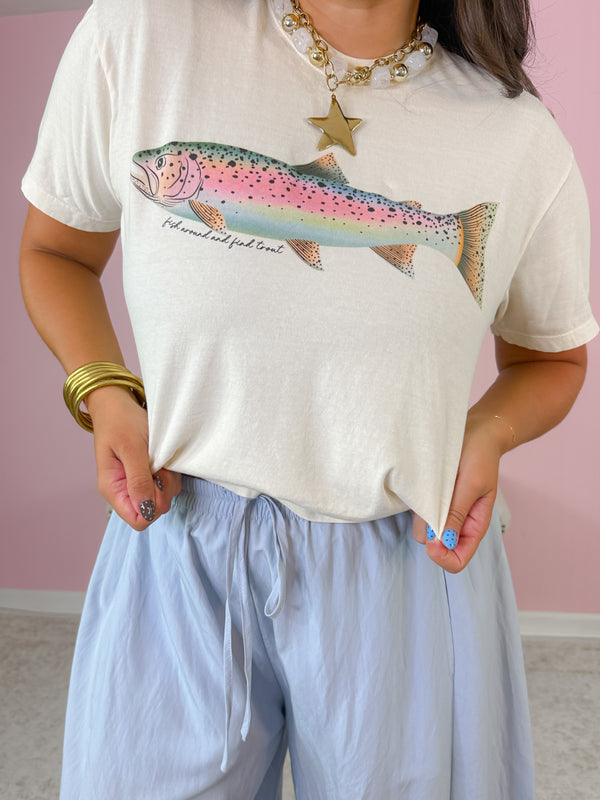 Rainbow Trout Crop Tee