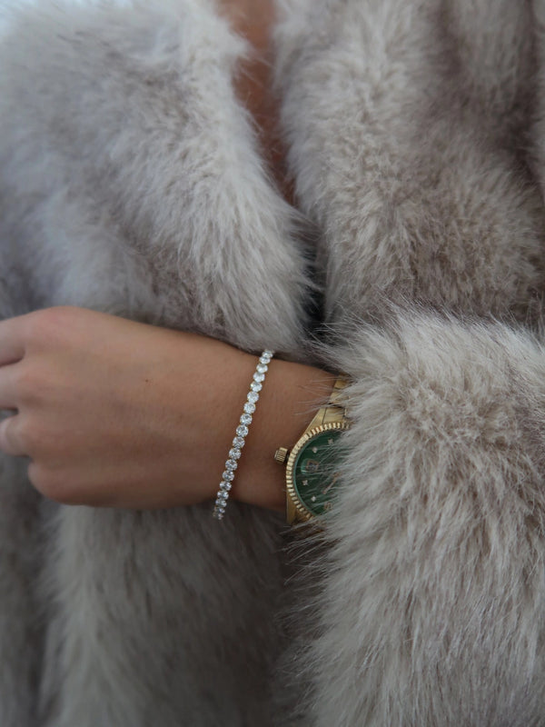 Sparkles + Stretch Tennis Bracelet