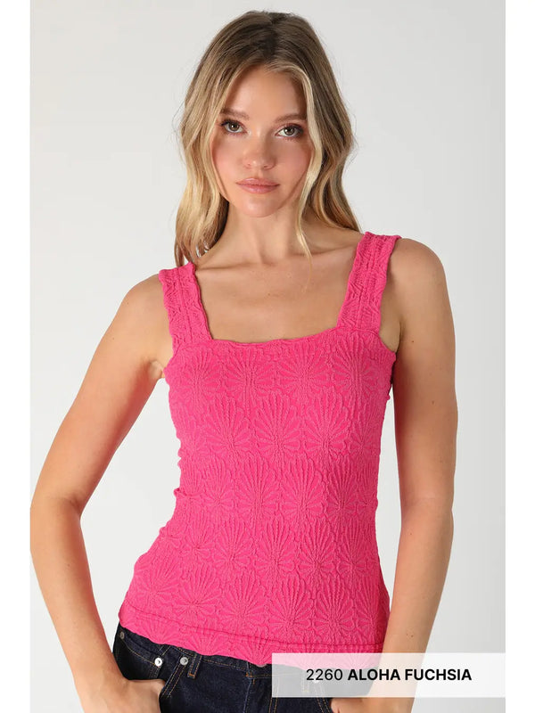 Fable Thread Tank- Fuchsia