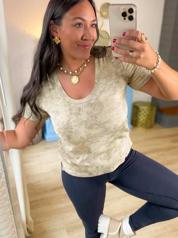 Canyon Camo Cozy Tee