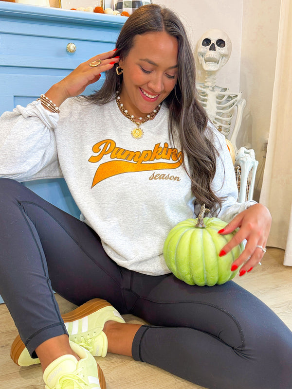 Pumpkin Season Varsity Pullover