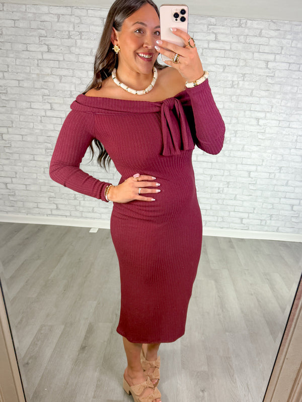 Twilight Berry Sweater Dress