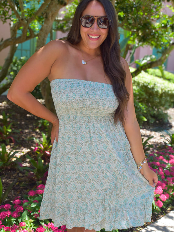 Breezy Beach Smocked Dress