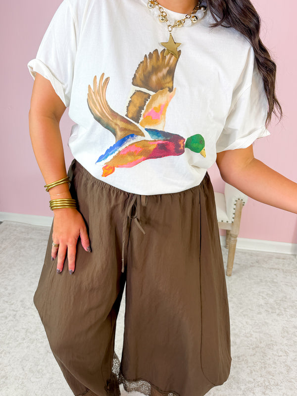 Flying Mallard Oversized Tee