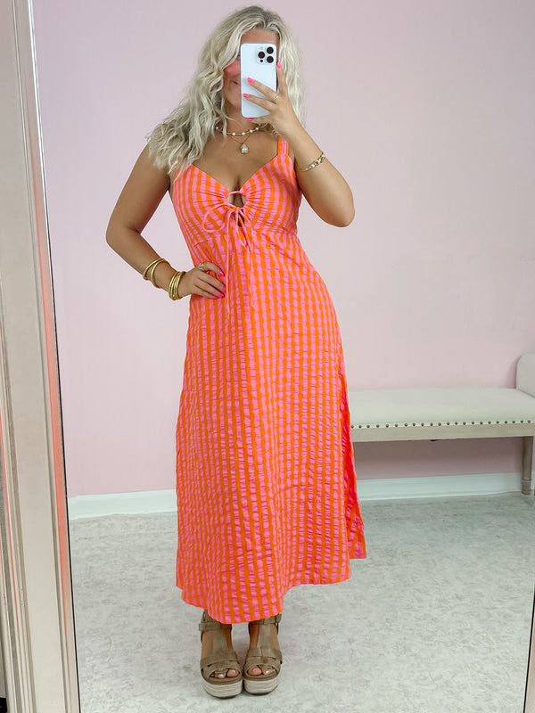 Sherbet Striped Maxi