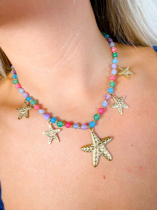 Down By The Sea Beaded Necklace