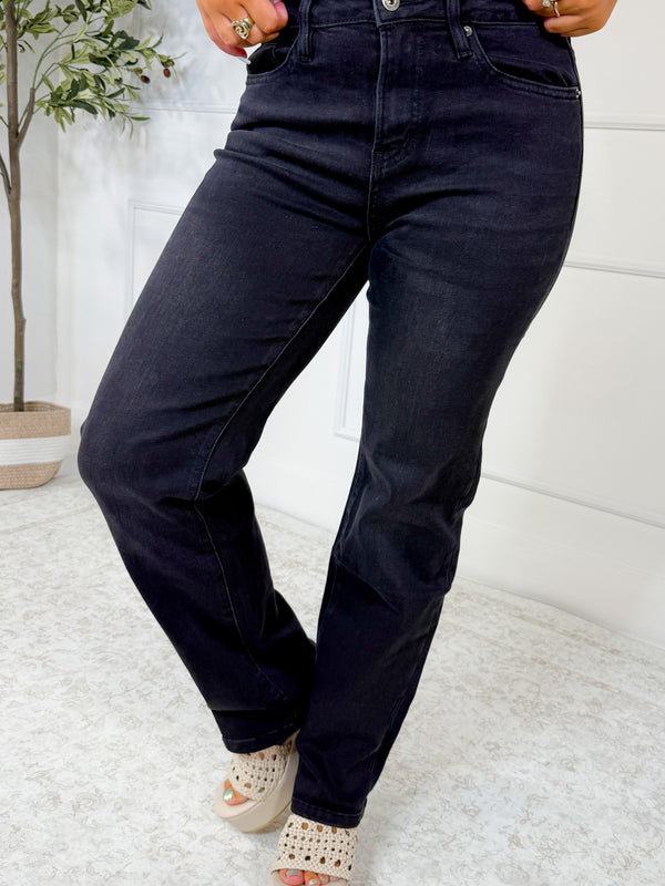 Blackout Straight Leg Jeans