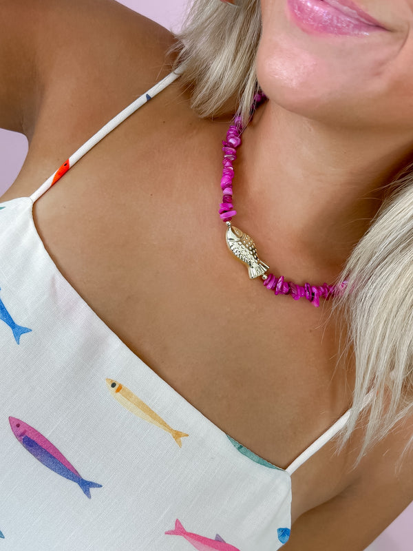 Pink Tides Necklace