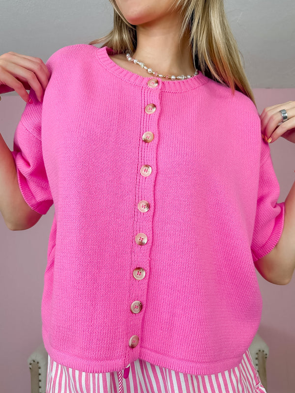 Daring Darling Short Sleeve Cardigan
