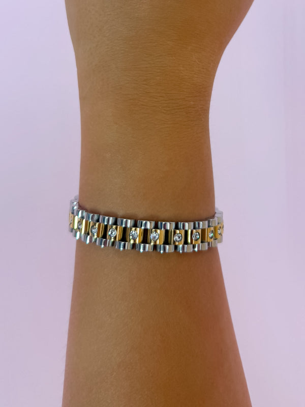 Faelys Two-Tone Bracelet
