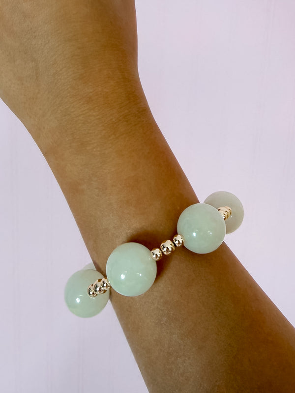 Juliette Beaded Bracelet- White