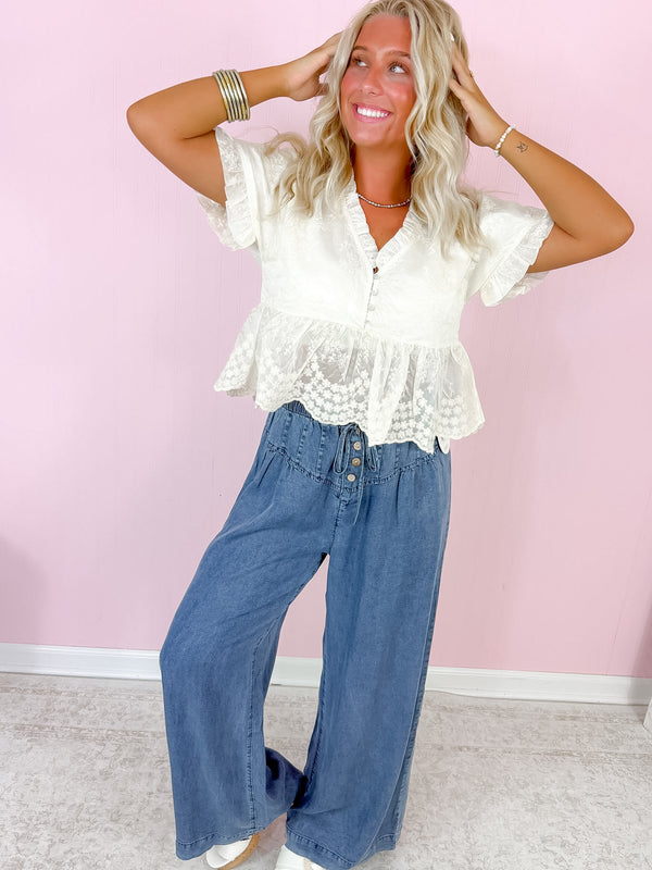 Jillian Lace Top