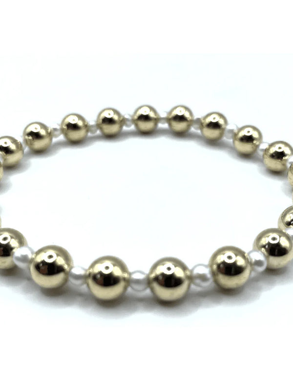 Montauk Pearl Bracelet: 14k Gold-Filled + Waterproof